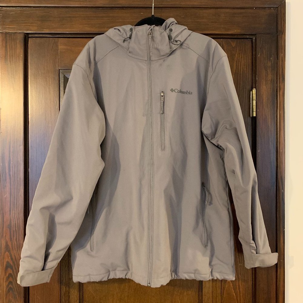 Columbia Mens Lined Jacket Gray L